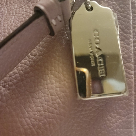 Coach Pebbled Leather Handbag - Picture 3 of 8